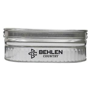 Farmstead Utility Oval Galvanized Stock Tank with Handles  Behlen